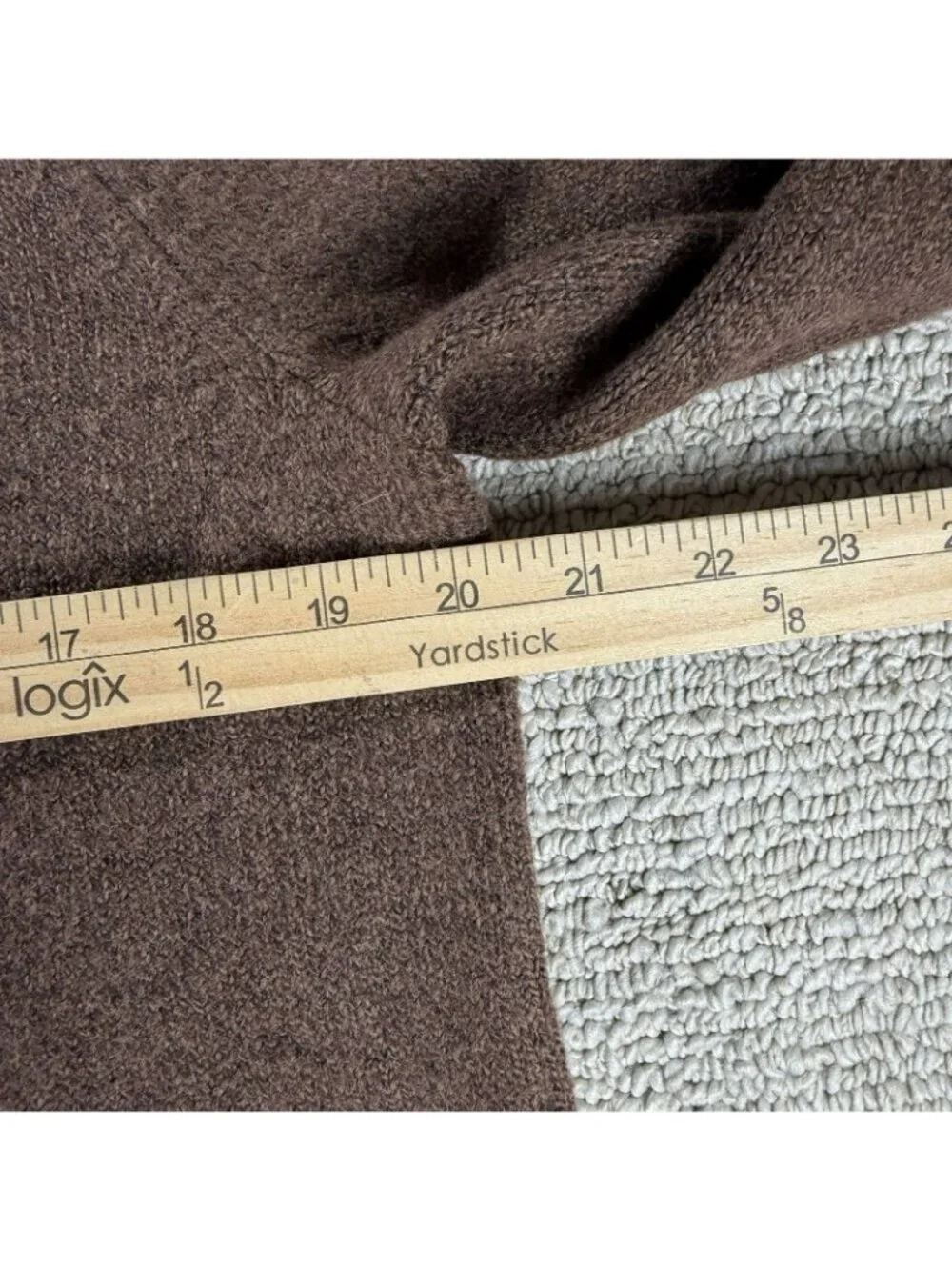 Banana Republic Cowl Neck Tight Knit Sweater Brown Men’s Size Medium